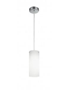 Modern white glass chandelier F-298